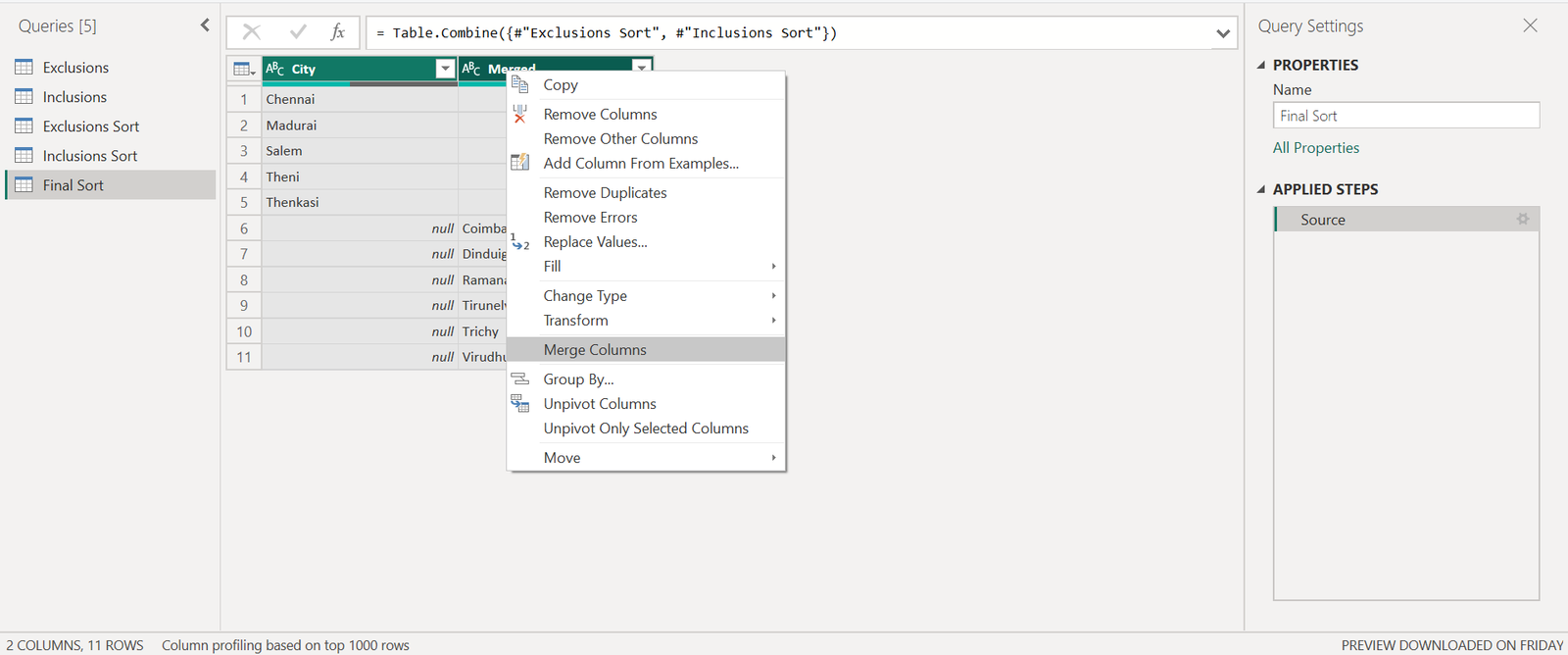 How to Custom Sort Text Column – Data Narrates