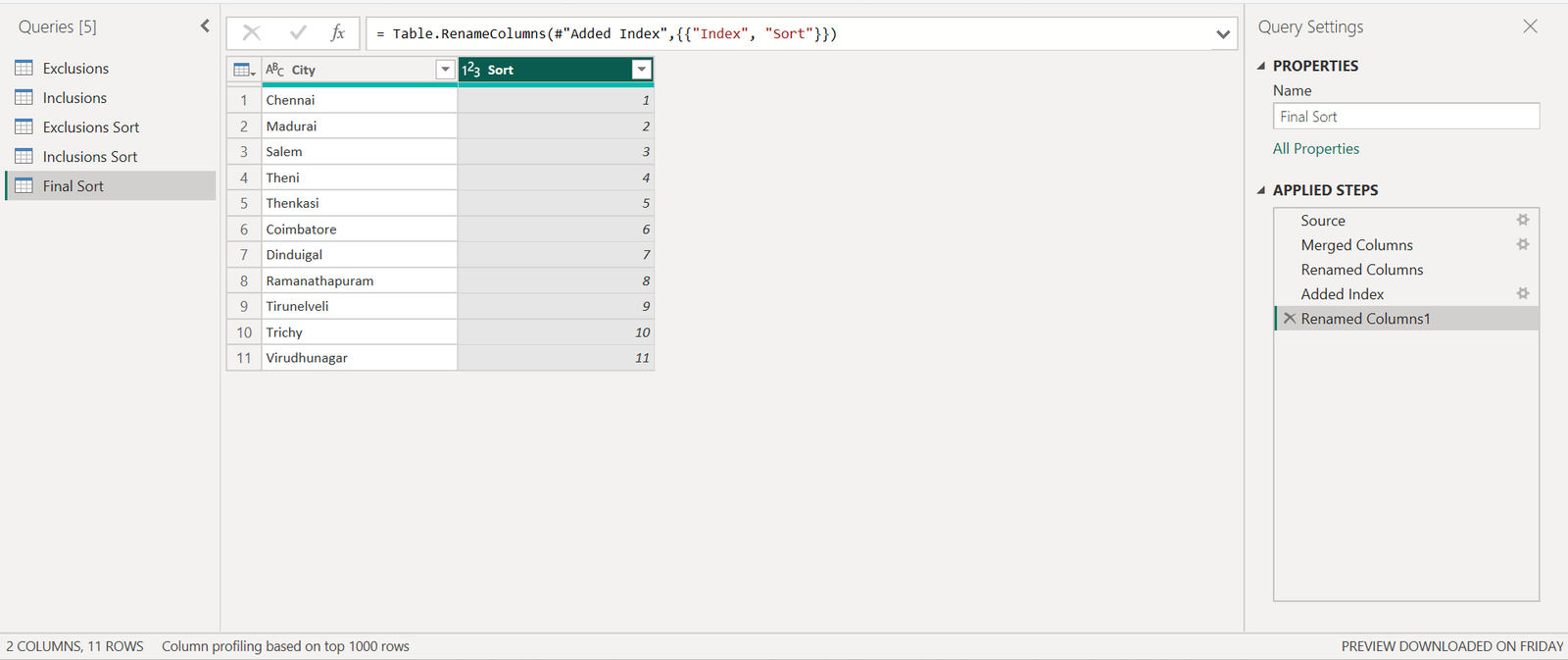 How to Custom Sort Text Column – Data Narrates