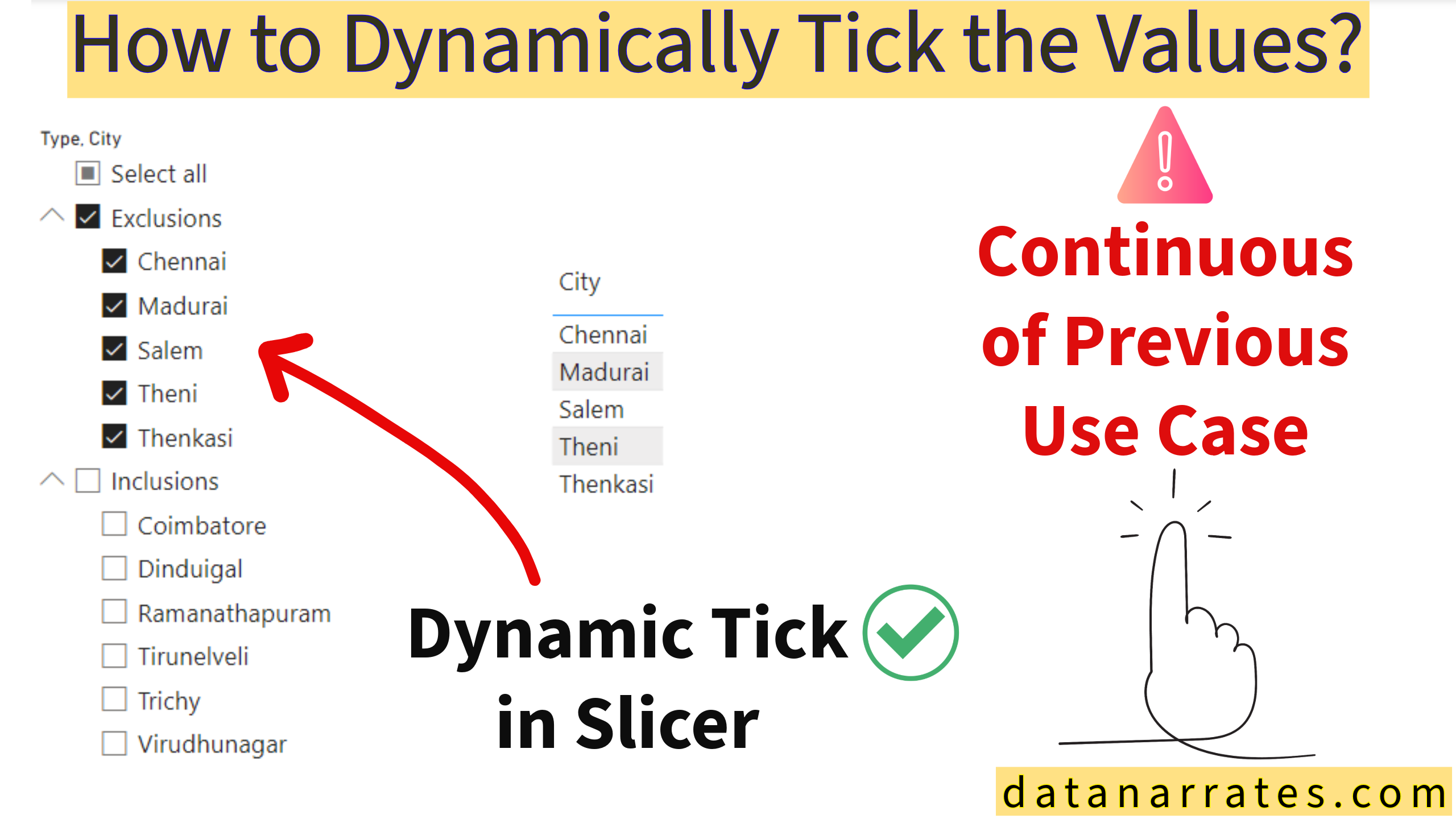 Dynamic Selection in Slicer