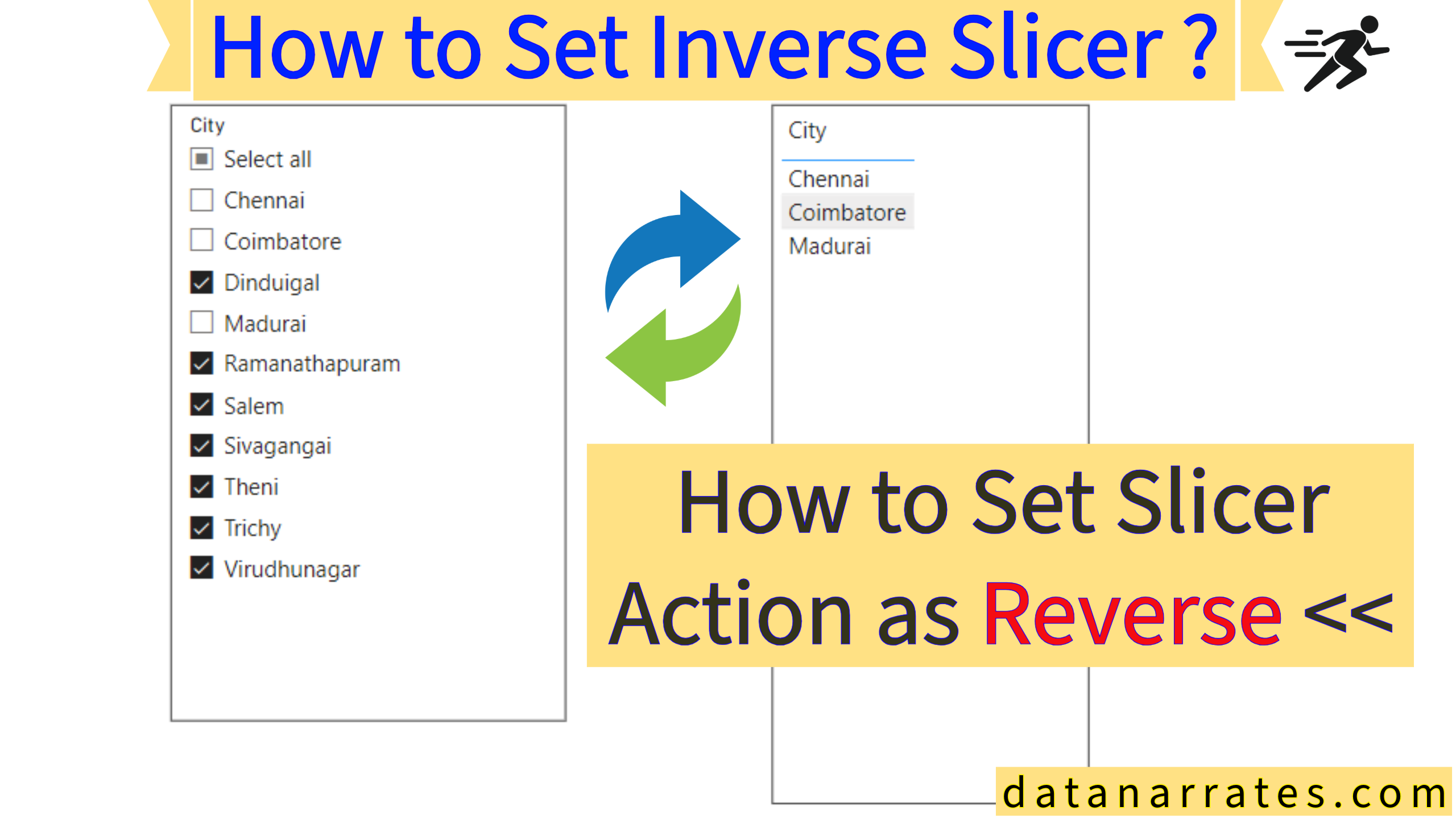 Slicer selection Reverse!